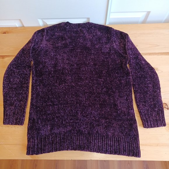 NWT! Orvis Chenille Sweater in colour 'plum' (5179) - Picture 6 of 7